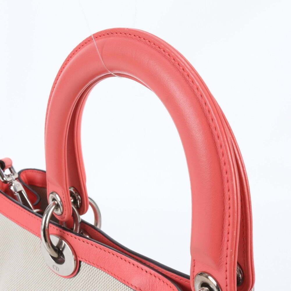 CHRISTIAN DIOR Pink Leather Shoulder Bag - Picture 2 of 8